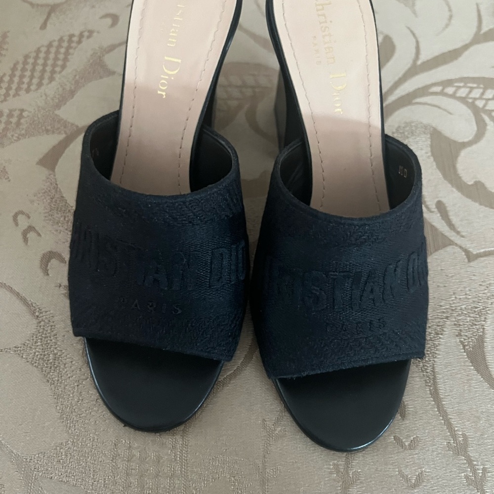 Christian Dior black heels 37.5 - Picture 6 of 10